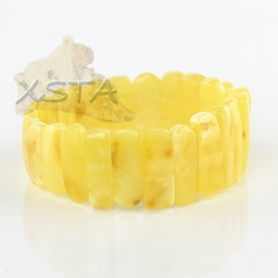 Natural matt color amber bracelet